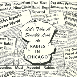 Rabies new clippings from 1953