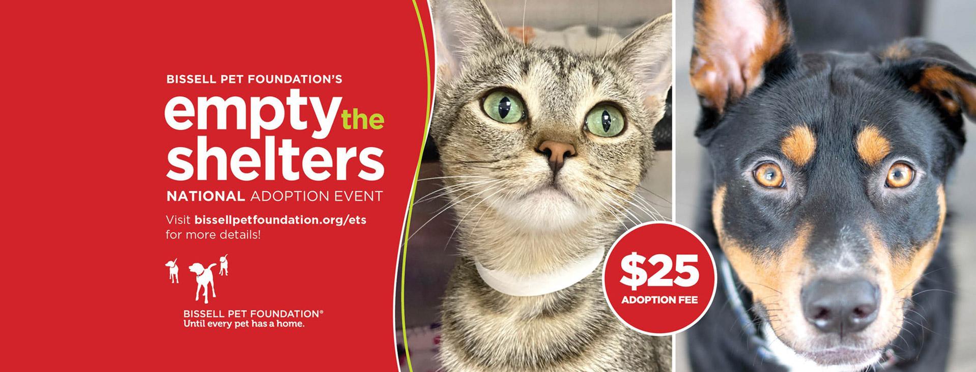 AntiCruelty Empty the Shelters sponsored by BISSELL Pet Foundation AntiCruelty Empty the Shelters sponsored by BISSELL Pet Foundation